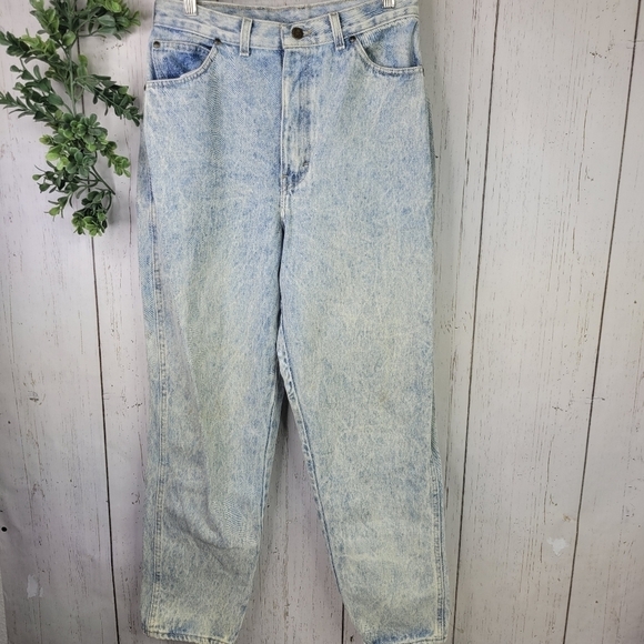 Vintage Gitano light blue bleach washed jeans - Picture 2 of 10